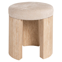 Hocker Gallice naturbeige Travertin (Beige) - Richmond Interiors