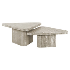 Coffee table Dwayne set of 2 (White) - Richmond Interiors