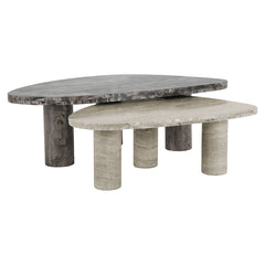 Coffee table Nazario set of 2 (Brown) - Richmond Interiors