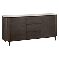 Sideboard Ritz 2-doors 3-drawers (Brown) - Richmond Interiors