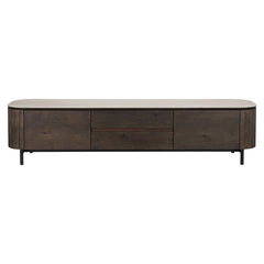 TV cabinet Ritz 2-doors 1-drawer (Brown) - Richmond Interiors