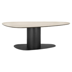 Dining table Ritz pebble 220 (Beige) - Richmond Interiors