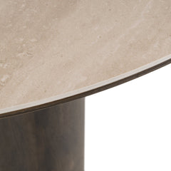 Eettafel Ritz brown 120Ø - Richmond Interiors