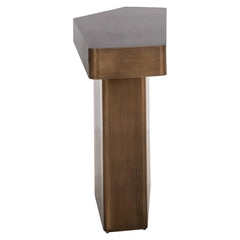 Console Hexa brushed gold - Richmond Interiors