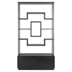 Wandkast Bonvoy black 2-laden (Black) - Richmond Interiors