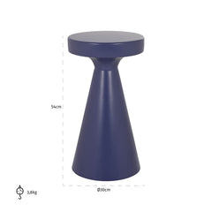 End table Kimble purple big 30Ø (Purple) - Richmond Interiors