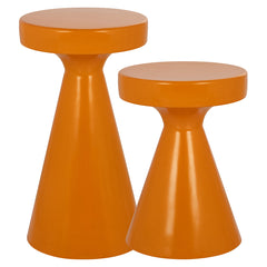 End table Kimble orange small 30Ø - Richmond Interiors