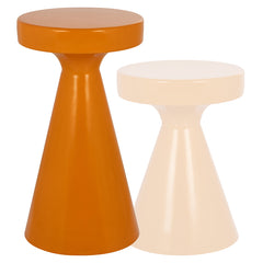 End table Kimble dark orange big 30Ø - Richmond Interiors