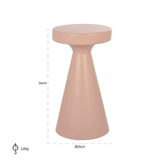 End table Kimble pink big 30Ø (Pink) - Richmond Interiors