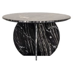 Dining table Bancroft 129Ø (Black) - Richmond Interiors