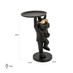 End table Bullie (Black/gold) - Richmond Interiors