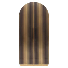 Cabinet Les Arcs 2-doors (Brushed Gold) - Richmond Interiors