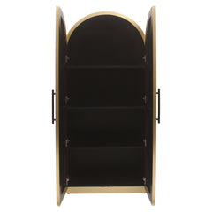 Cabinet Les Arcs 2-doors (Brushed Gold) - Richmond Interiors