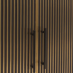 Schrank Les Arcs 2-türig (Brushed Gold) - Richmond Interiors