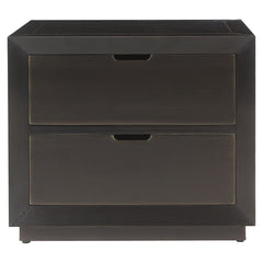 Nightstand Dante 2-drawers (Brown) - Richmond Interiors