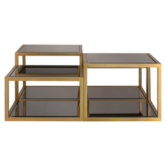 Salontafel Loua set van 4 (Brushed Gold) - Richmond Interiors