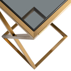 Sofa table Paramount brushed gold (Brushed Gold) - Richmond Interiors