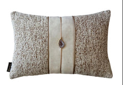 Carvoeiro stone sierkussen 45x30 - Brons Sierkussens