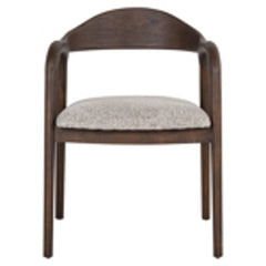 Dining chair Mihara mocca fancy fire retardant - Richmond Interiors