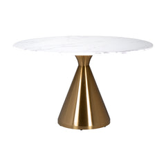 Dining table Tenille 130Ø  (Brushed Gold) - Richmond Interiors