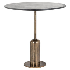 Bistro table Logan black/gold 75Ø - Richmond Interiors