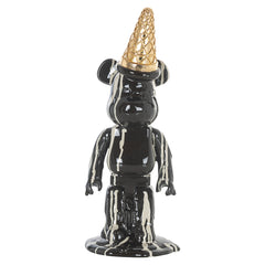 Deco object icebear zwart (Black) - Richmond Interiors