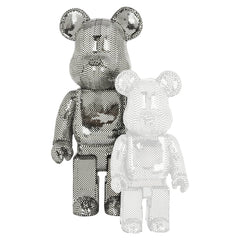 Dekoratives Objekt Bear silver large - Richmond Interiors