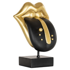 Dekoratives Objekt Tongue black/gold - Richmond Interiors