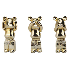 Decorative object Berna set of 3 (Gold) - Richmond Interiors