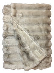 Arctic Fox Beige bontplaid - Winter Home