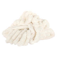 Furry blanket Amin (White) - Richmond Interiors