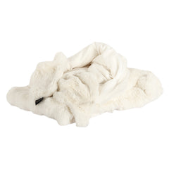 Furry blanket Nassim (White) - Richmond Interiors