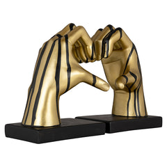 Bookstands Love (Black/gold) - Richmond Interiors