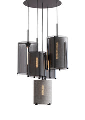 Eve Set Shade Grey Black hanglamp - BY EVE