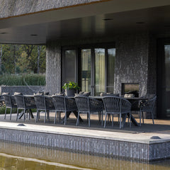 Majinto tuinstoel donkergrijs - Borek Tuinmeubelen