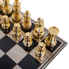 Decoratief spel Saray black/gold chessboard - Richmond Interiors