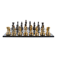 Chessboard Saray (Black/gold) - Richmond Interiors