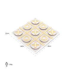 Tic Tac Toe spiel Maylie (White) - Richmond Interiors