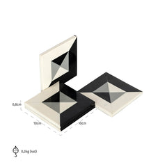 Coaster Louel (Black/white) - Richmond Interiors