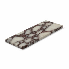 Marmer dienblad rechthoek S Calacatta 10x25cm