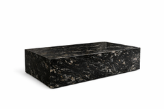 Salontafel Cube Graniet Cosmos Black 200x90x40 cm - Abitare Collection