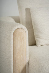 Tarida fauteuil travertin - The Grand Collection