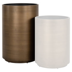 Plantenbak Dira brushed gold 50Ø - Richmond Interiors