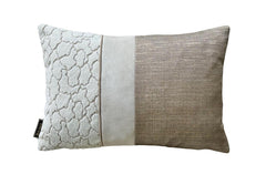 Miles strook sierkussen 45x30 - Brons Sierkussens