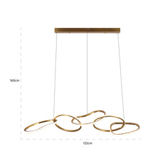 Hanglamp Flyn (Brushed Gold) - Richmond Interiors