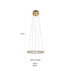 Chandelier Alba (Brushed Gold) - Richmond Interiors