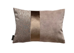 Brian strook sierkussen 45x30 - Brons Sierkussens