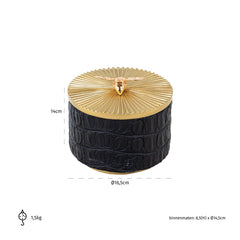 Opberg box Beez zwart klein (Black) - Richmond Interiors