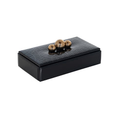 Storage box Nina small (Black) - Richmond Interiors