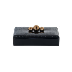 Storage box Nina small (Black) - Richmond Interiors